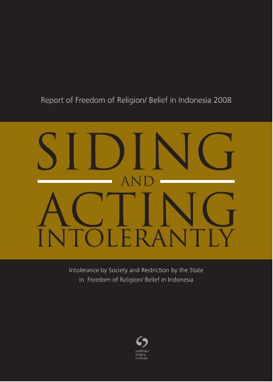 (English) Siding and Acting Intolerantly
